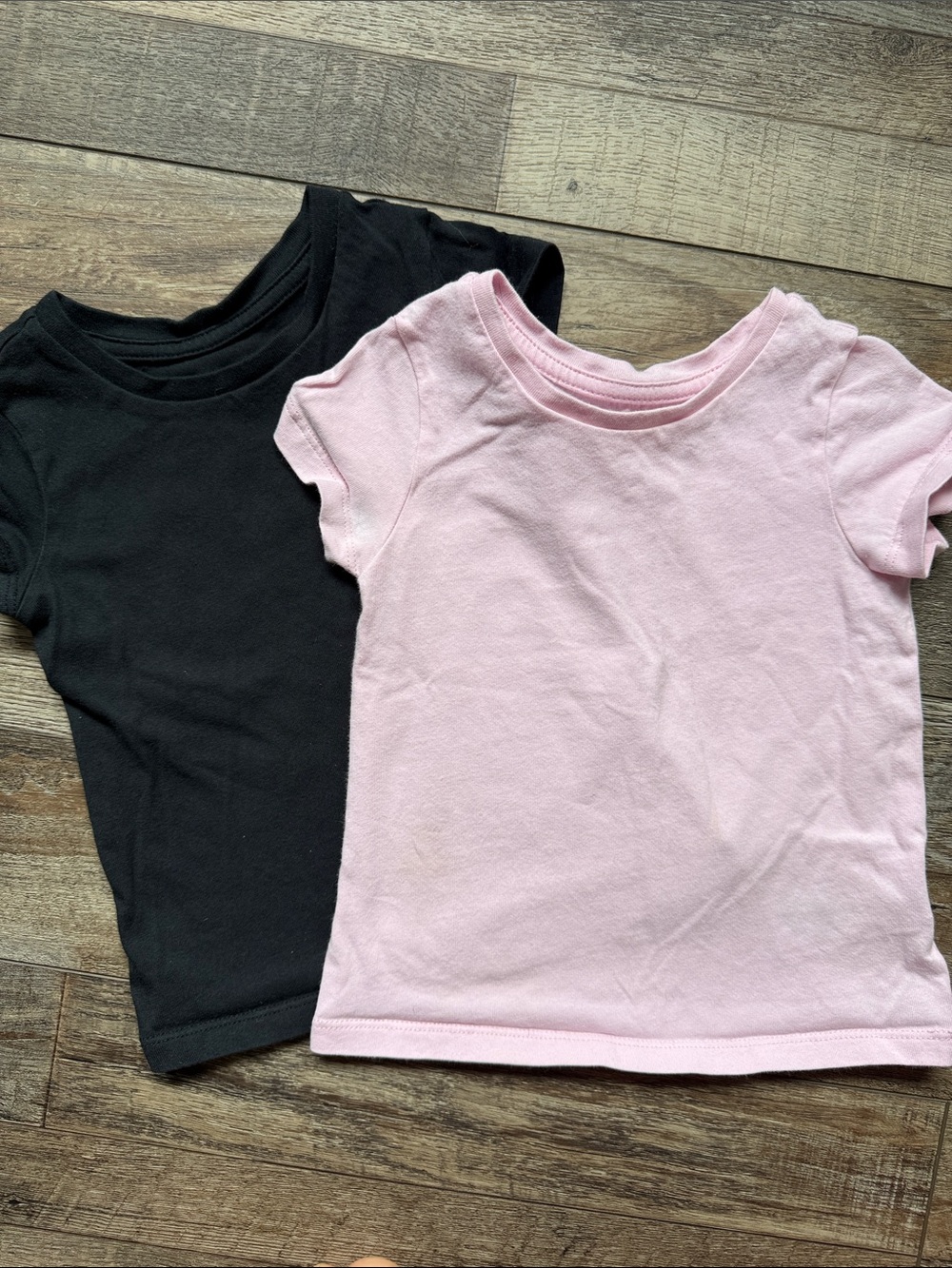 Everyday Short Sleeve Tee for Kids - Pink & Black